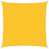 vidaXL Para-sol estilo vela 160 g/m&sup2; 3,6x3,6 m PEAD amarelo