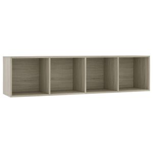vidaXL Estante/m&oacute;vel de TV 143x30x36 cm contraplacado carvalho sonoma