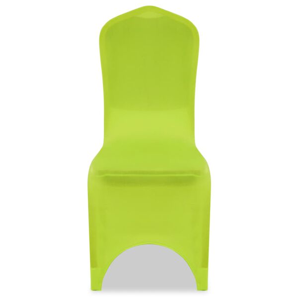 vidaXL Capa extensível para cadeira 4 pcs verde