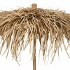 vidaXL Guarda-chuva Tiki com dossel de folha de bananeira 240 cm Bambu