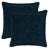 vidaXL Capa almofada 2 unid. HOUTEN Azul Marinho 40 x 40 cm