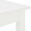 vidaXL Mesa de bar Branco 110 x 55 x 105 cm Madeira de Pinheiro S&oacute;lida