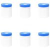 vidaXL Filme de m&aacute;scara com fita adesiva 6 unid. Transparente e Azul