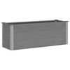 vidaXL Canteiro elevado para jardim WPC 150x50x54 cm cinzento