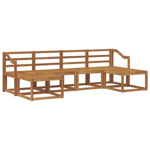 vidaXL Conjunto de Sof&aacute;s para Exterior 6 pcs Natural