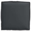 vidaXL Almofada de palete para assento 4 pcs Preto 40 x 40 x 8 cm