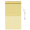 vidaXL Estores de rolo com cortinas Manual Amarelo 90 x 160 cm Bambu