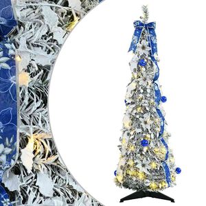 vidaXL &Aacute;rvore de Natal Artificial Branco 120 cm PVC