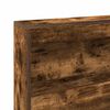 vidaXL Cabeceira de armazenamento Carvalho Defumado 160 cm
