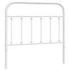 vidaXL Cabeceira de substitui&ccedil;&atilde;o 100 cm metal branco