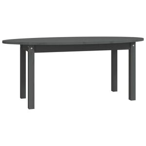 vidaXL Mesa de centro 110x55x45 cm madeira de pinho maci&ccedil;a cinzento
