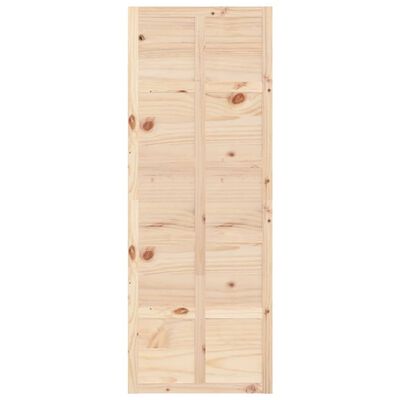 vidaXL Porta de celeiro 80x1,8x214 cm madeira de pinho maciça