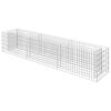 vidaXL Canteiro elevado/cesto gabi&atilde;o 270x50x50 cm a&ccedil;o galvanizado
