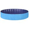 vidaXL Piscina Dobr&aacute;vel para C&atilde;es Azul 160 x 160 x 30 cm PVC