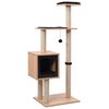 vidaXL &Aacute;rvore para gatos c/ tapete arranhador sisal 123 cm