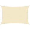 vidaXL Para-sol estilo vela 160 g/m&sup2; 5x6 m PEAD creme