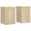 vidaXL Suportes p/ plantas 2 pcs 20x20x30 cm derivados madeira