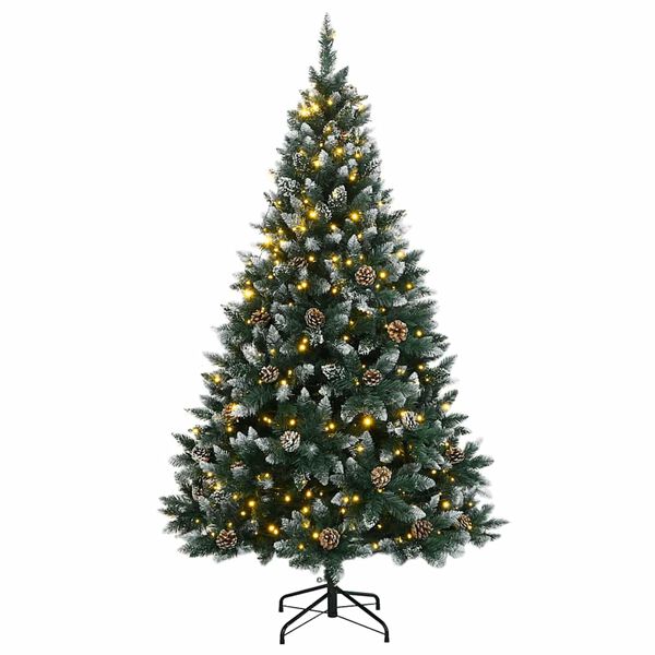 vidaXL &Aacute;rvore de Natal artificial com 150 luzes LED 120 cm