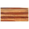 vidaXL Tampo de mesa 120x60x(2,5-2,7) cm madeira de ac&aacute;cia maci&ccedil;a
