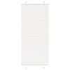vidaXL Branco Plissada Cega 85x200 cm Largura Tecido 84,4 cm Poli&eacute;ster