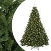 vidaXL &Aacute;rvore de Natal artificial verde claro com bolas 270 cm 600 LED