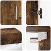 vidaXL Conjunto de M&oacute;veis para Banheiro TULUM Carvalho Defumado