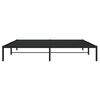 vidaXL Estrutura de cama 200x200 cm metal preto