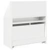 vidaXL Estante Infantil com gaveta Branco Brilhante 60 x 29,5 x 69 cm