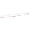 vidaXL Prateleiras de parede 4 pcs 100x9x3 cm cinzento