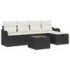vidaXL Conjunto de Sof&aacute; de Jardim 6 unid. Rattan Sint&eacute;tico