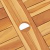 vidaXL Conjunto de jantar para jardim 7 pcs madeira de teca maci&ccedil;a
