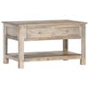 vidaXL Mesa de centro 82x52x47 cm madeira de mangueira maci&ccedil;a