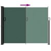 vidaXL Toldo lateral retr&aacute;til 160x300 cm verde-escuro
