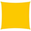 vidaXL Para-sol estilo vela tecido oxford quadrado 3x3 m amarelo