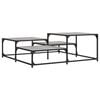 vidaXL Mesa de centro 107x107x40 cm derivados de madeira cinza sonoma