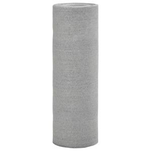 vidaXL Rede oculta&ccedil;&atilde;o p/ privacidade PEAD 75 g/m&sup2; 1,5x25m cinza-claro