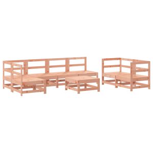 vidaXL 8 pcs conjunto lounge de jardim madeira de douglas maci&ccedil;a
