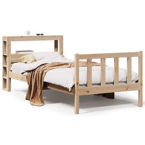 vidaXL Cama sem colch&atilde;o 90x190 cm madeira de pinho maci&ccedil;a