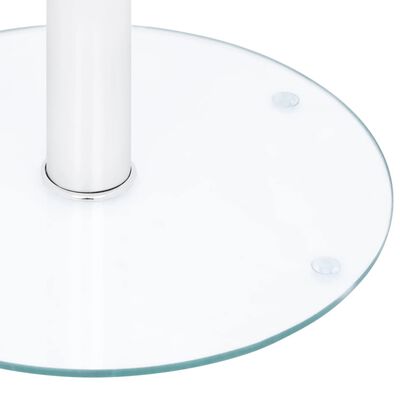 vidaXL Mesa de centro 40 cm vidro temperado transparente