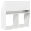 vidaXL Estante Infantil Branco Brilhante 72,5 x 29,5 x 69 cm