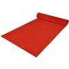 vidaXL Tapete Vermelho 1 x 5 m Poli&eacute;ster