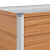 vidaXL Canteiro elevado de jardim 240x40x45cm a&ccedil;o galvanizado prateado