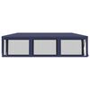 vidaXL Tenda para festas c/ 8 paredes laterais em rede 3x9 m PEAD azul