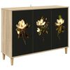 vidaXL Buffet BREMEN Sonoma 102 x 33 x 75 cm Derivados de Madeira