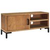 vidaXL M&oacute;vel de TV 90x30x40 cm pinho maci&ccedil;o castanho
