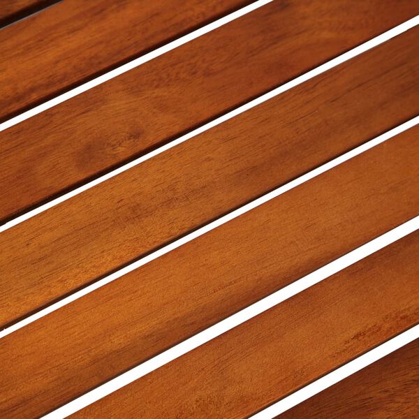 vidaXL Conjunto bistr&ocirc; com almofad&otilde;es 3 pcs vime PE e ac&aacute;cia preto