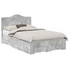 vidaXL Estrutura da Cama Cinzento 120 x 190 cm Derivados de Madeira