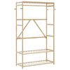 vidaXL Roupeiro com prateleiras 110x40x175 cm bambu