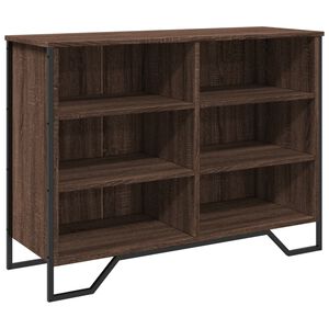 vidaXL Aparador 101x35,5x74,5cm derivados de madeira carvalho castanho