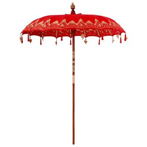 vidaXL Parasol Balin&ecirc;s Vermelho 185 x 185 x 260 cm